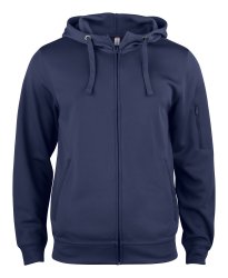 Basic Active Hoodie med dragkedja herr
