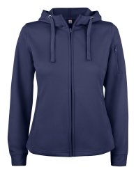 Basic Active Hoody med dragkedja dam