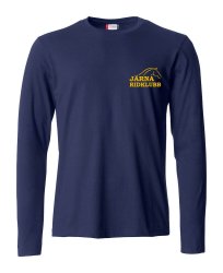 Långärmad T-shirt med bröstlogga