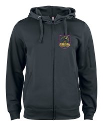 Basic Active Hoodie med dragkedja herr