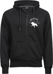 Hoodie med dragkedja Herr