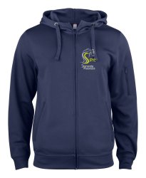 Basic Active Hoodie med dragkedja herr