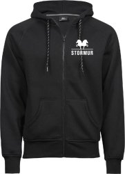 Hoodie med dragkedja Herr