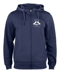 Basic Active Hoodie med dragkedja herr