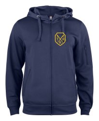 Basic Active Hoodie med dragkedja herr