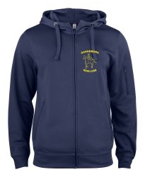 Basic Active Hoodie med dragkedja herr