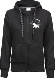 Hoodie med dragkedja Dam