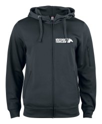 Basic Active Hoodie med dragkedja herr