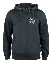 Basic Active Hoodie med dragkedja herr