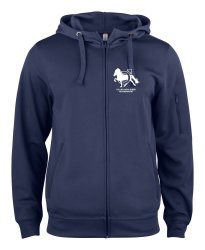 Basic Active Hoodie med dragkedja herr