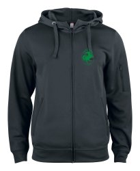 Basic Active Hoodie med dragkedja herr