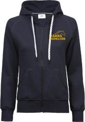 Hoodie med dragkedja Dam