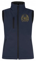 Vadderad softshell väst Dam