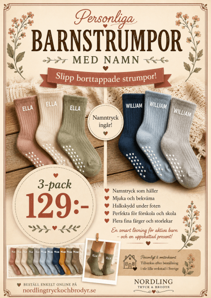 3-pack antihalksockan är tillbaka i lager