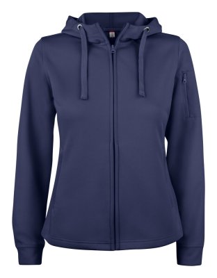Zoom bild av Basic Active Hoody med dragkedja dam