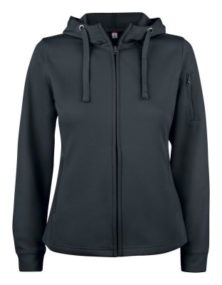 Zoom bild av Basic Active Hoody med dragkedja dam