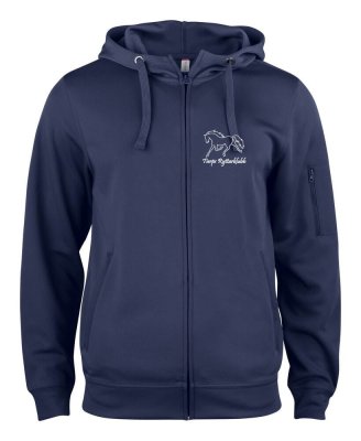 Zoom bild av Basic Active Hoodie med dragkedja herr