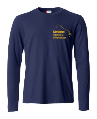 Zoom bild av Långärmad T-shirt med bröstlogga