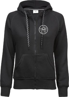 Zoom bild av Hoodie med dragkedja Dam