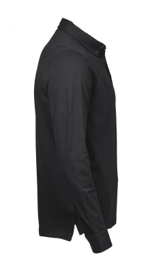 Zoom bild av Fashion Long Sleeve Luxury Stretch Polo