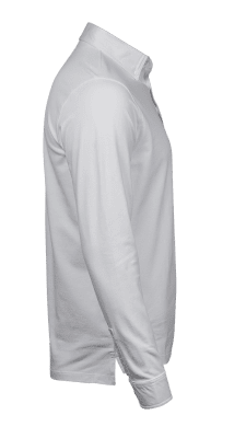 Zoom bild av Fashion Long Sleeve Luxury Stretch Polo