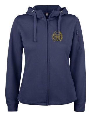Zoom bild av Basic Active Hoody med dragkedja dam