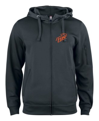 Zoom bild av Basic Active Hoodie med dragkedja herr