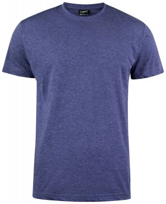 Zoom bild av Typsnitt, navy melange, t- shirt, visa hänsyn, håll avstånd, t- shirt i tiden,
