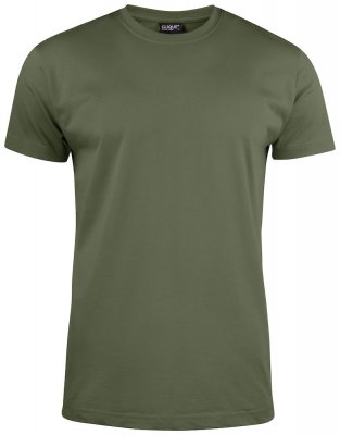 Zoom bild av Typsnitt, army green, t- shirt, visa hänsyn, håll avstånd, t- shirt i tiden,
