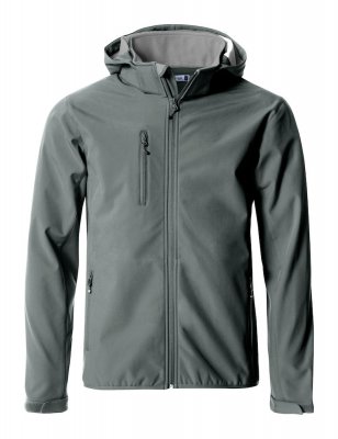 Zoom bild av Typsnitt, jacka, grå, softshell, jackor, jackan, personlig jacka, personliga jackor, jacka med logga, jacka med företagslogga, j