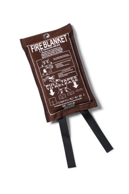 Zoom bild av Brandfilt Mocka med eget tryck