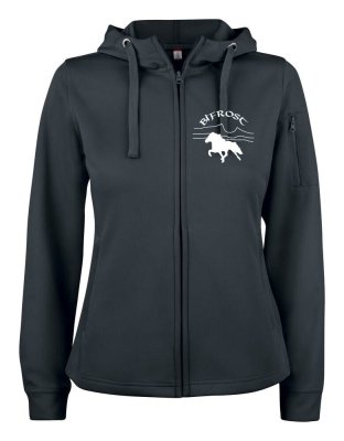 Zoom bild av Basic Active Hoody med dragkedja dam