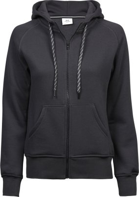Zoom bild av Hoodie med dragkedja dam