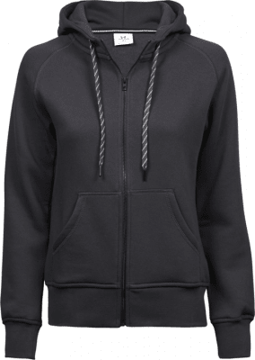 Zoom bild av Dam hoodie med dragkedja