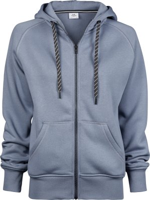 Zoom bild av Hoodie med dragkedja dam