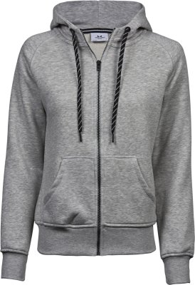 Zoom bild av Hoodie med dragkedja dam