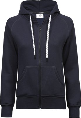 Zoom bild av Hoodie med dragkedja Dam