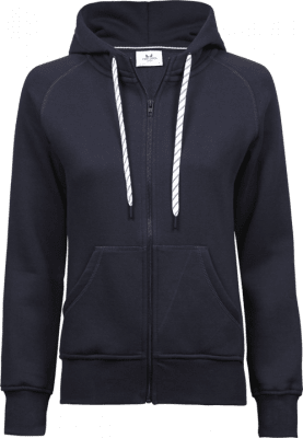 Zoom bild av Dam hoodie med dragkedja