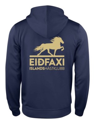 Zoom bild av Basic Active Hoodie med dragkedja herr