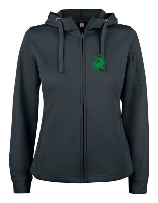 Zoom bild av Basic Active Hoody med dragkedja dam