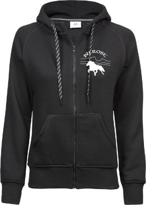 Zoom bild av Hoodie med dragkedja Dam