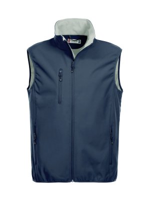 Zoom bild av Softshell Väst Herr med logga i reflex