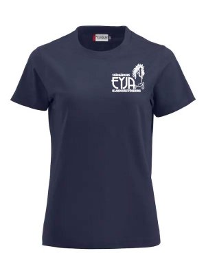 Zoom bild av T-shirt,t-shirt med klubblogga,ridklubb,ridklubbar,Eyja Islandshästförening