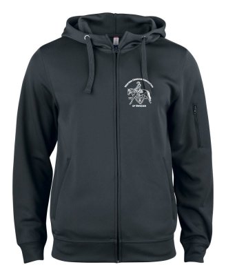 Zoom bild av Basic Active Hoodie med dragkedja herr