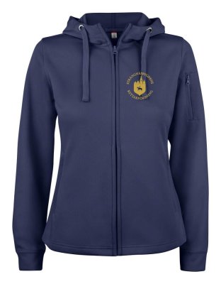 Zoom bild av Basic Active Hoody med dragkedja dam