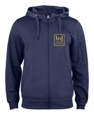 Zoom bild av Basic Active Hoodie med dragkedja herr
