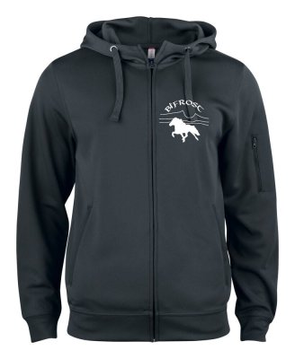 Zoom bild av Basic Active Hoodie med dragkedja herr