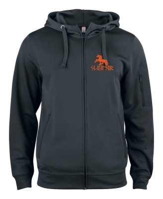Zoom bild av Basic Active Hoodie med dragkedja herr
