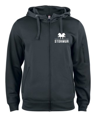 Zoom bild av Basic Active Hoodie med dragkedja herr