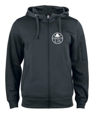 Zoom bild av Basic Active Hoodie med dragkedja herr